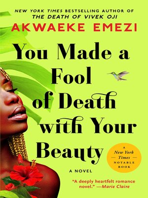 cover image of You Made a Fool of Death with Your Beauty: a Novel